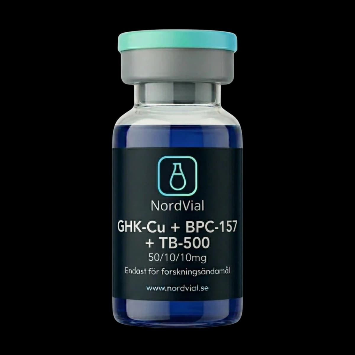 GLOW Stack GHK-Cu 50mg BPC-157 10mg TB-500 10mg peptid